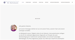 Desktop Screenshot of frauenarztpraxis-kurtzmann.de